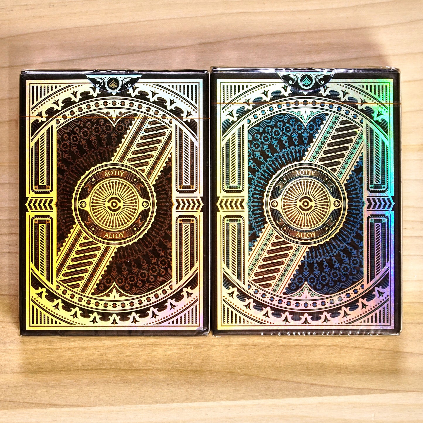 Alloy Cobalt and Copper Playing Cards Set