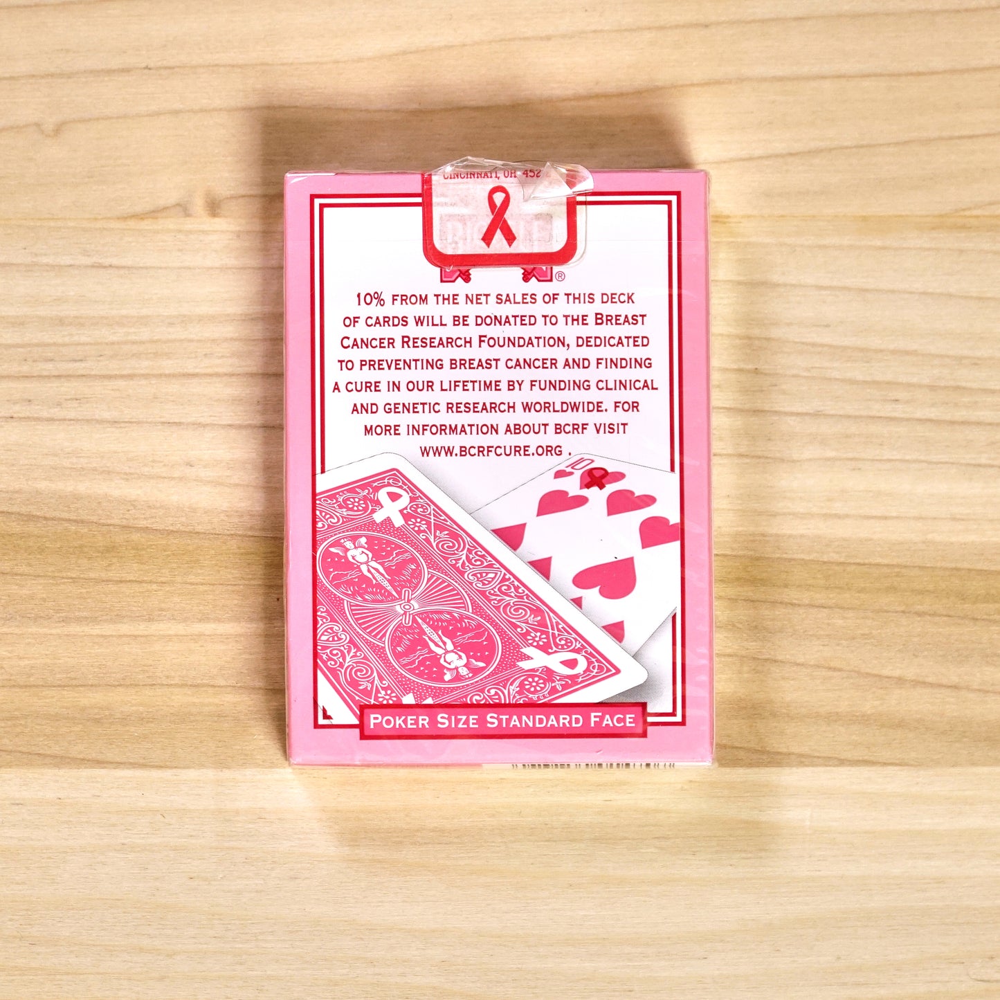 Bicycle Breast Cancer Ribbon Edition Playing Cards