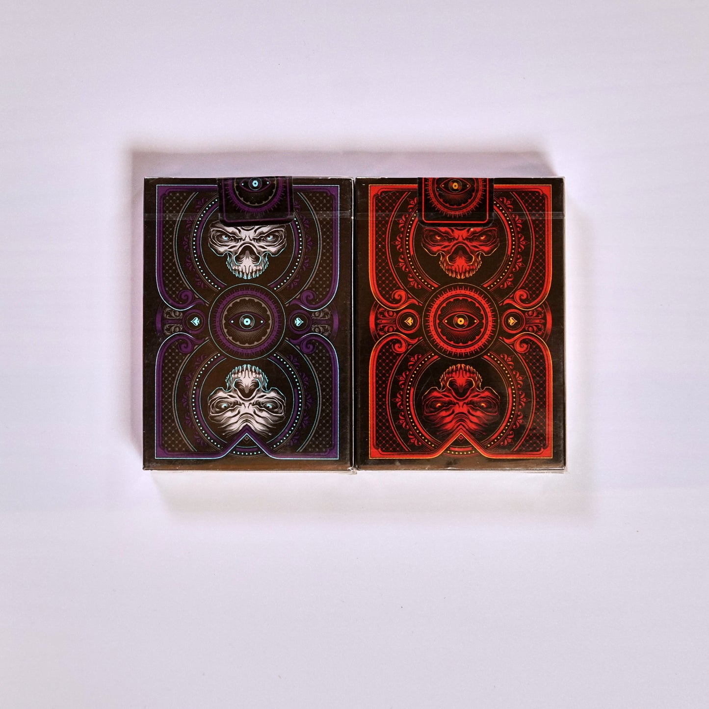 Bicycle Eerie Playing Cards - 2 Deck Set Red and Blue