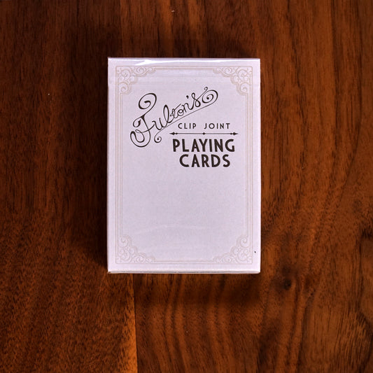 Fulton's Clip Joint Fog Edition Playing Cards