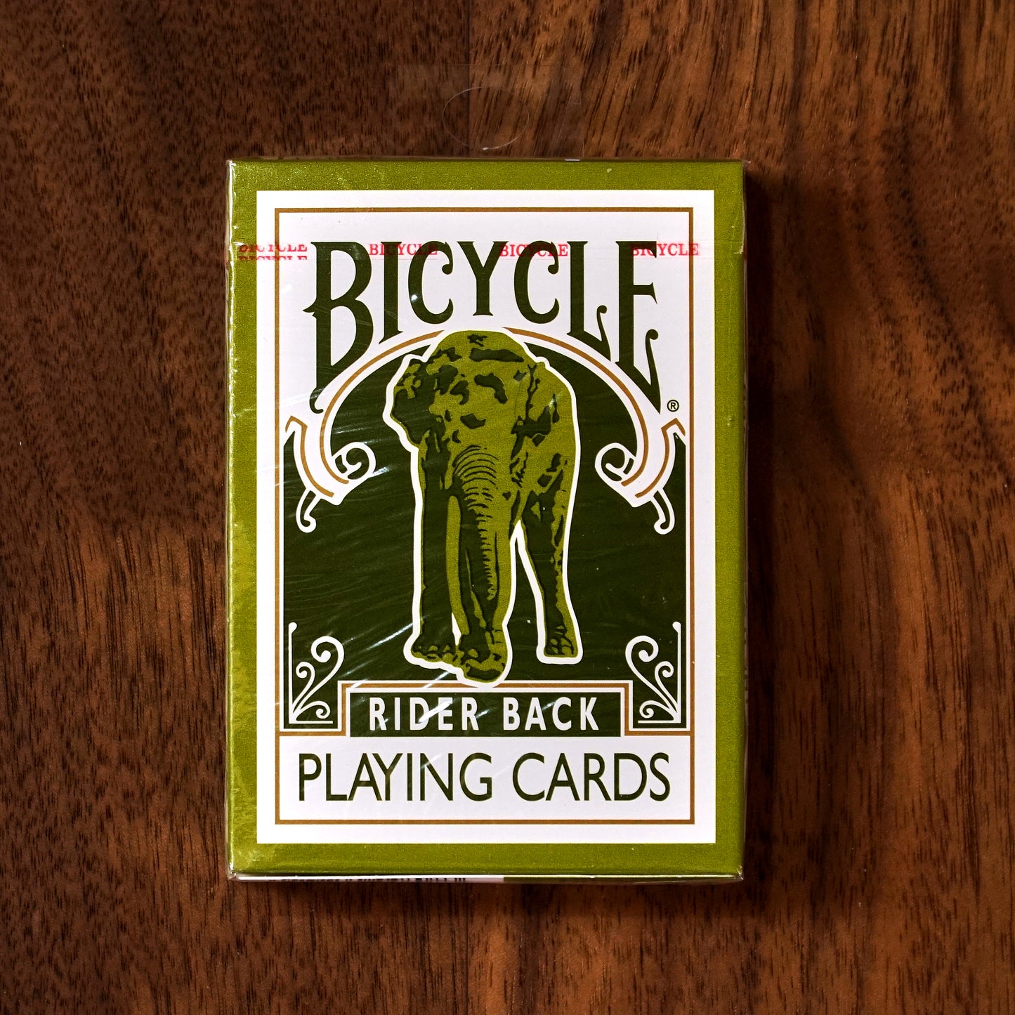 Bicycle Green Elephant Tsunami Playing Cards