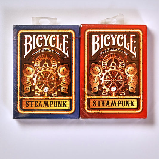 Bicycle Blue and Red Steampunk Playing Cards Set