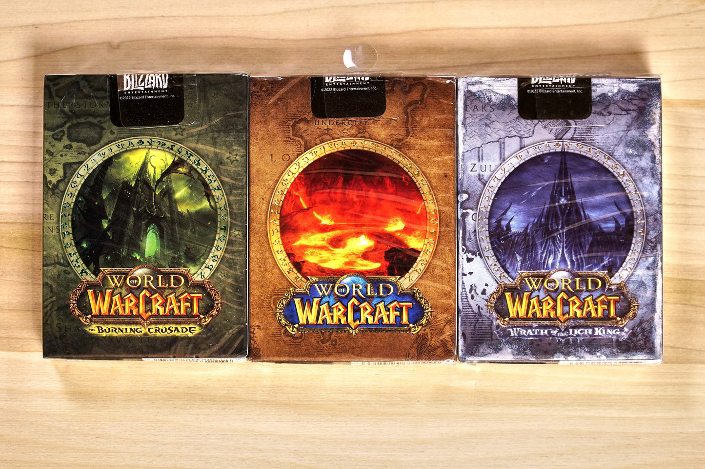 Bicycle World of Warcraft Playing Cards - 3 deck set