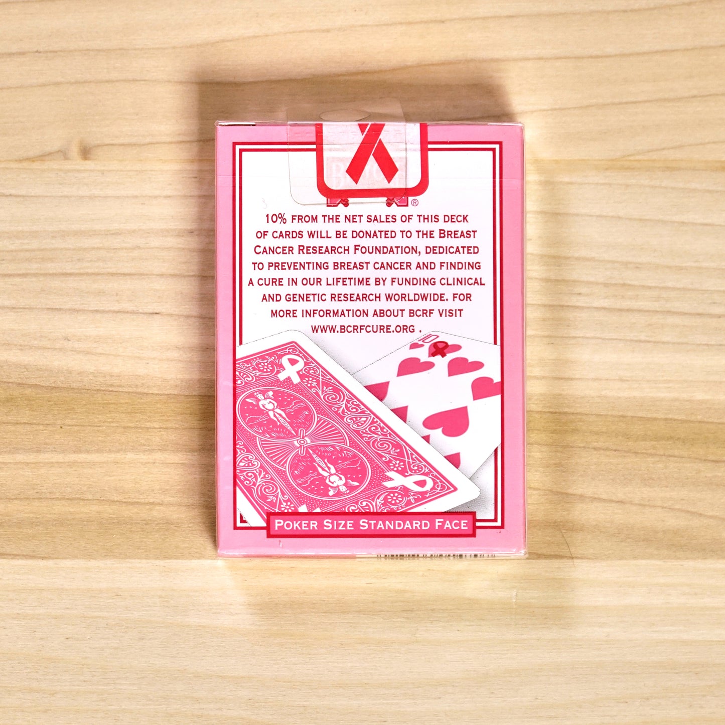 Bicycle Breast Cancer Ribbon Edition Playing Cards