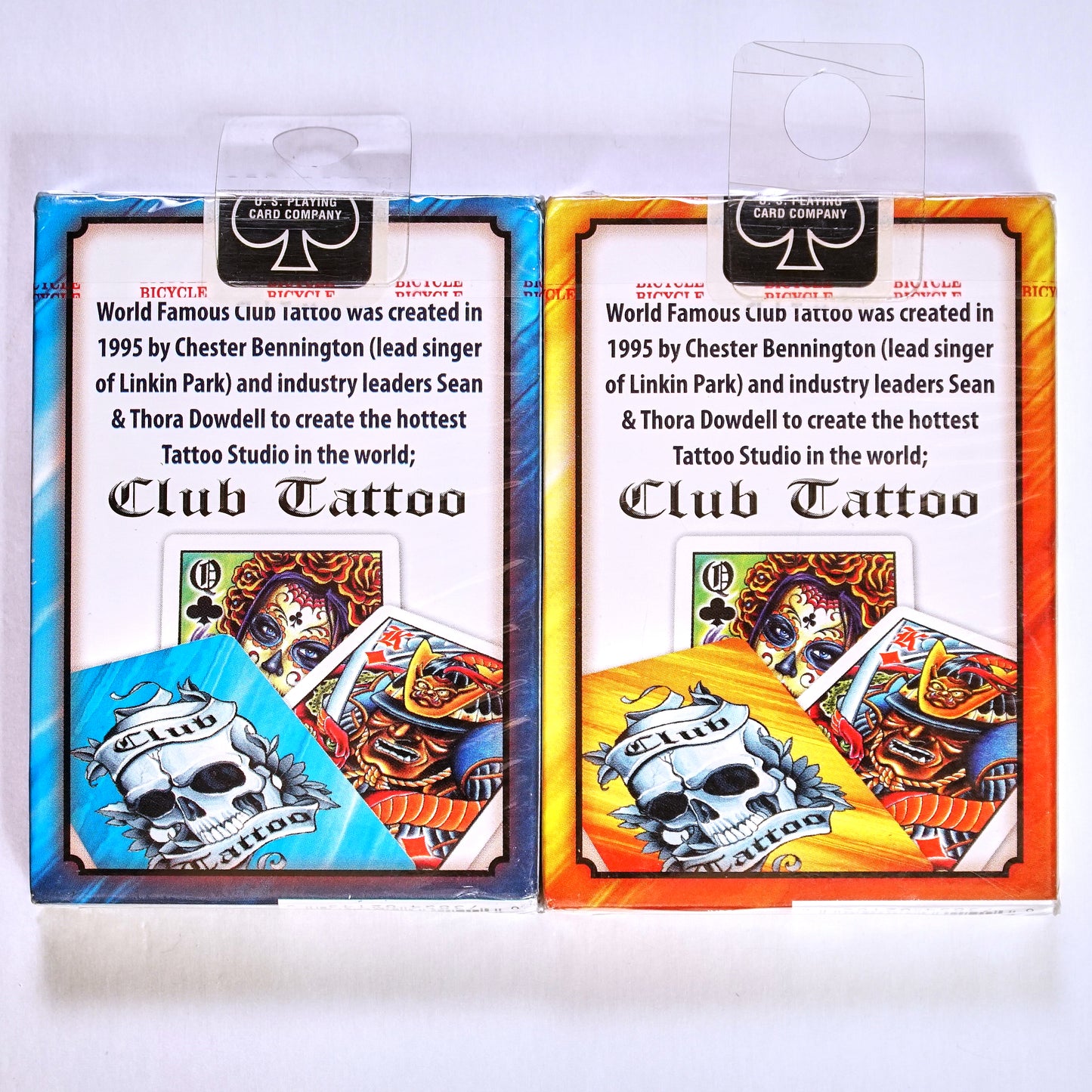 Bicycle Club Tattoo Playing Cards - 2 Deck Set