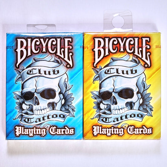 Bicycle Club Tattoo Playing Cards - 2 Deck Set