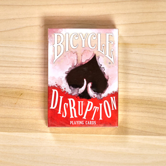 Bicycle Disruption Playing Cards - Red