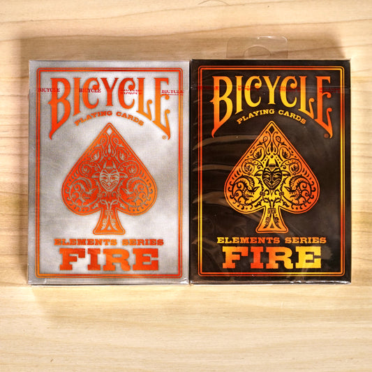 Bicycle Fire Playing Cards - 2 Deck Set