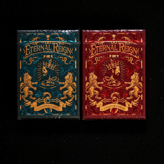 Eternal Reign Playing Cards Set - 2 Decks Ruby / Sapphire