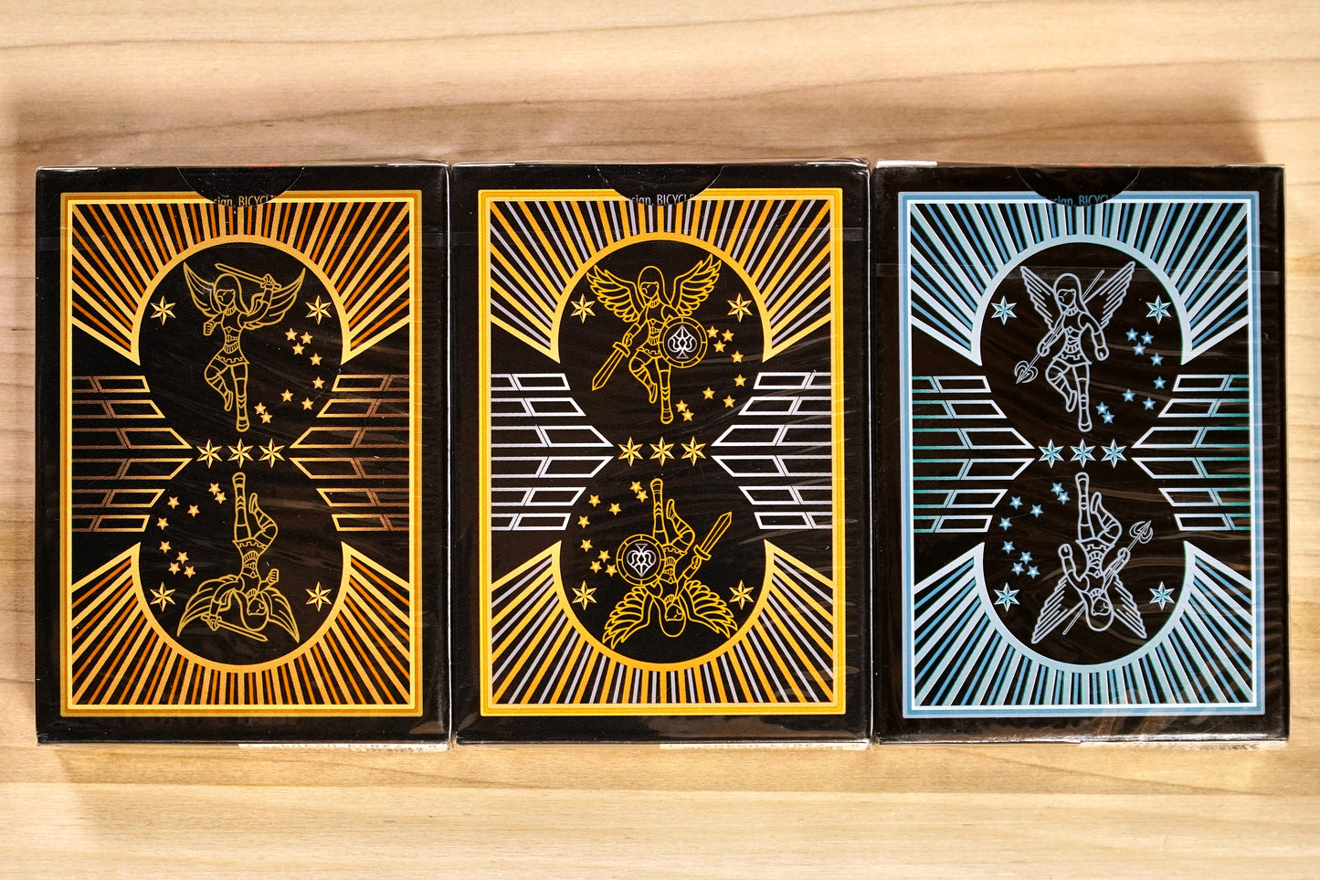 Bicycle Lux Hominum Playing Cards - 3 Deck Set