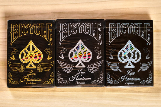 Bicycle Lux Hominum Playing Cards - 3 Deck Set