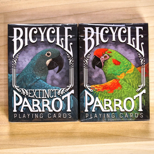 Bicycle Parrot Playing Cards - 2 Deck Set Parrot and Extinct Parrot