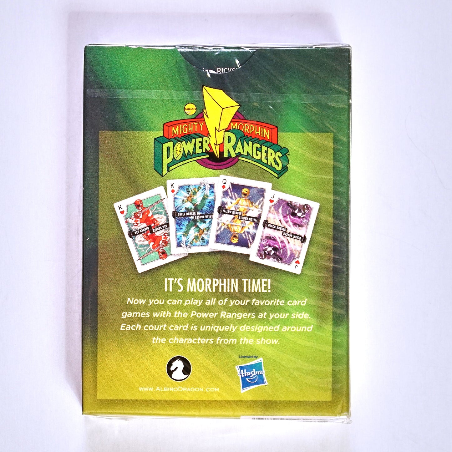 Bicycle Power Rangers Playing Cards