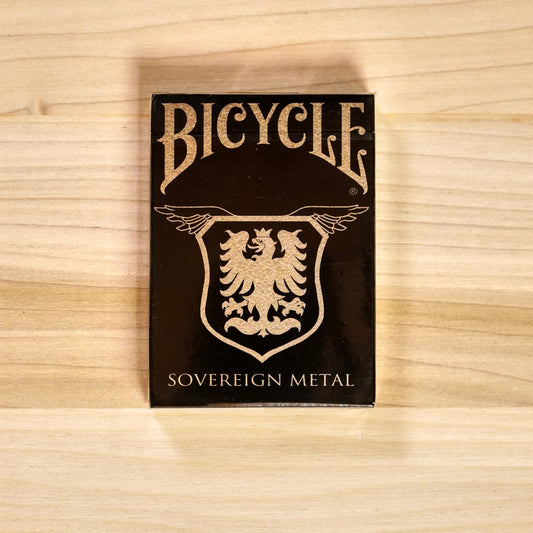 Bicycle Sovereign Metal Playing Cards - Brilliant Copper