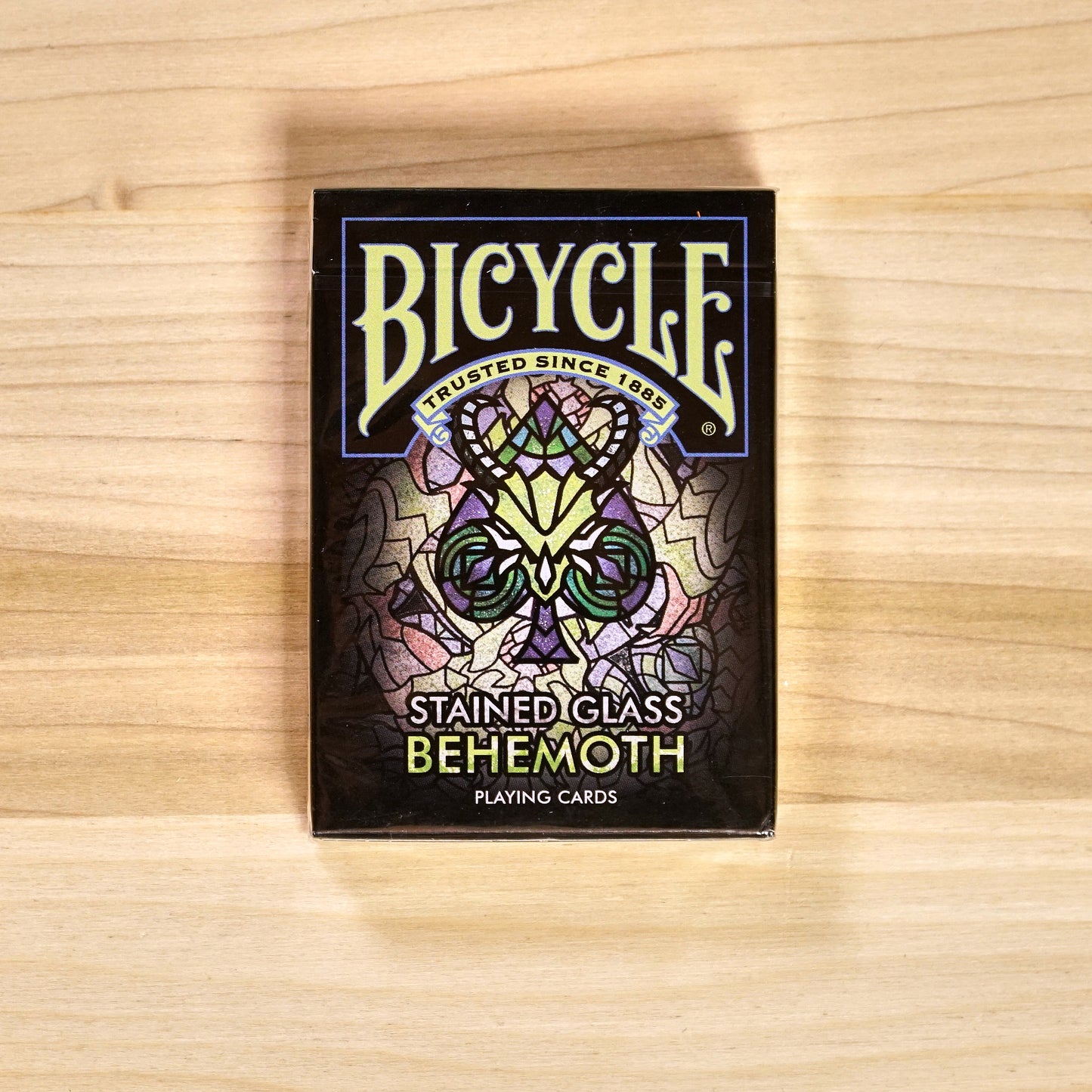 Bicycle Stained Glass Behemoth Playing Cards