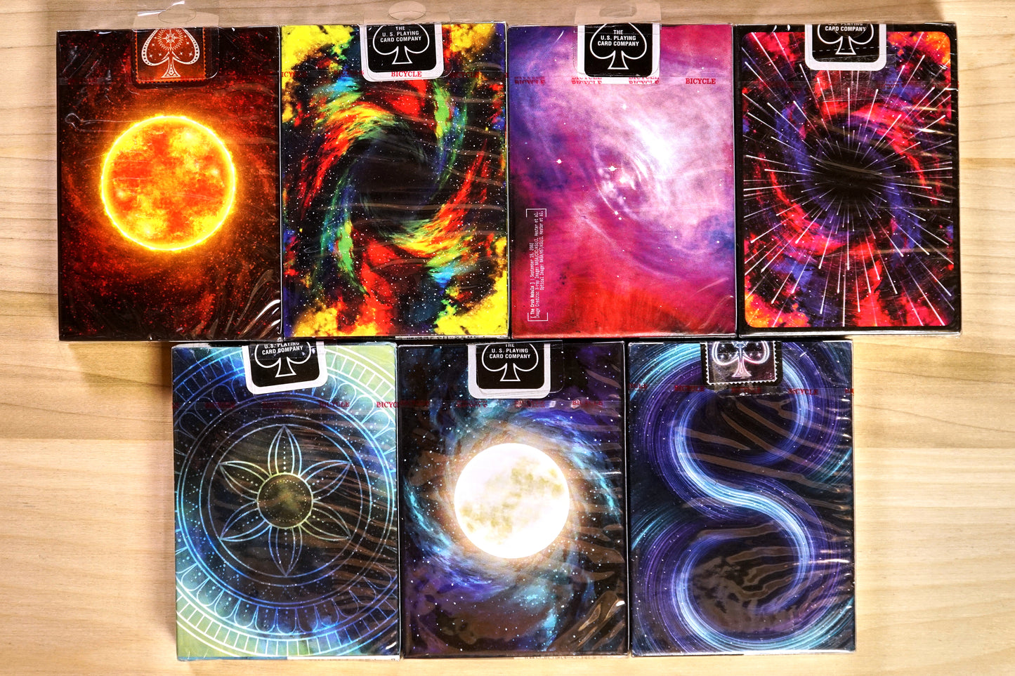 Bicycle Stargazer Series Playing Cards - 7 Deck Set