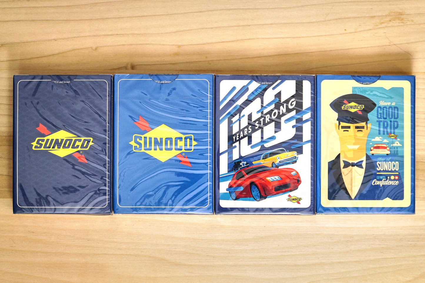 Bicycle Sunoco Playing Cards - 4 Deck Set